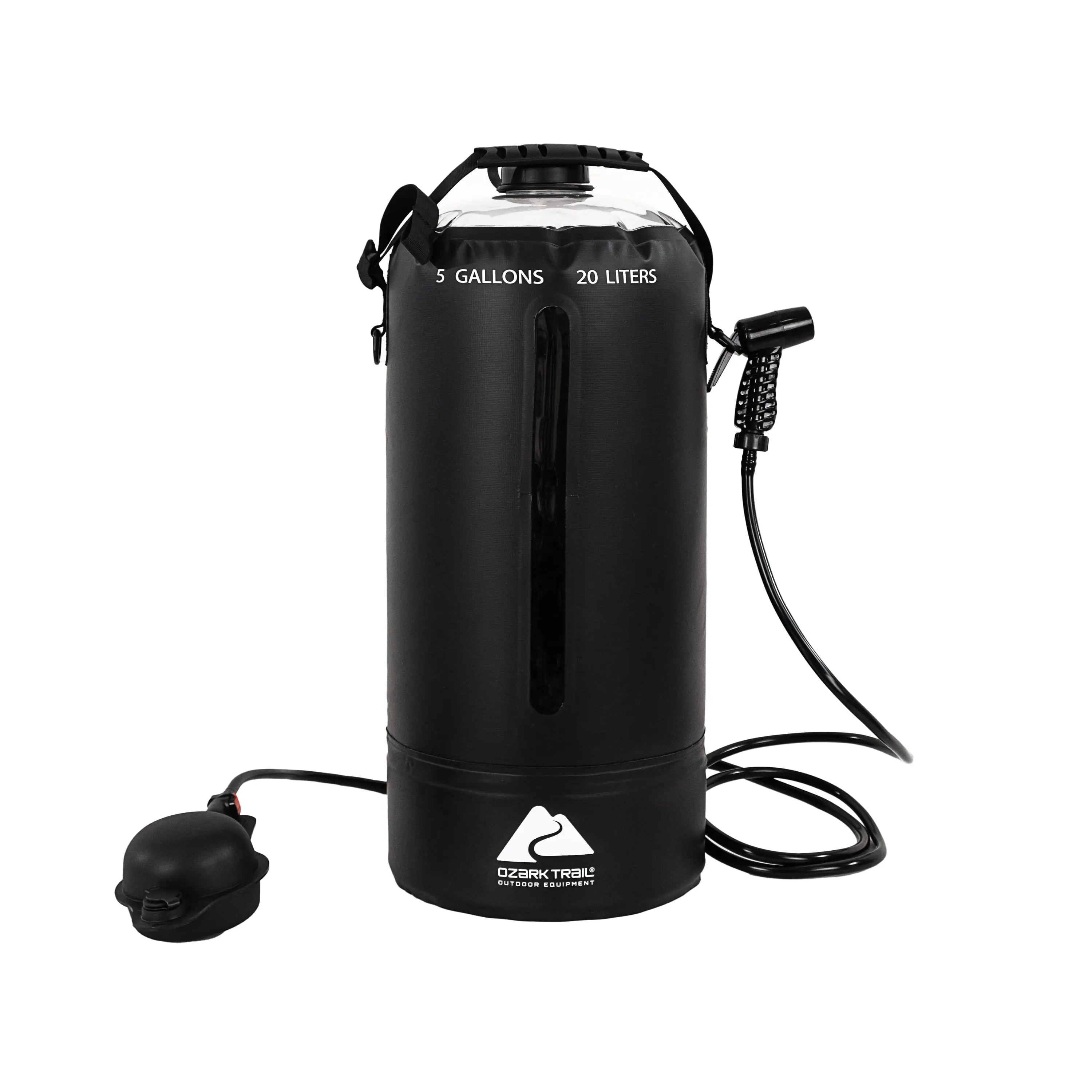 Ozark Trail 5-Gal Portable Shower - Pressurized Ft Pump, Freestanding Design, Lightweight Portable Shower for Outdoor Camping, Hiking (Sports & Outdoor Personal Care), Portable Showers