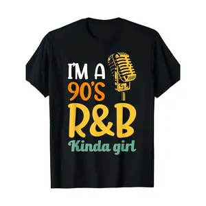 100% Cotton I'M A 90'S R&B Kinda Man Woman T-Shirt-100% Cotton-180G Golf Gift T-Shirt For Men And Women