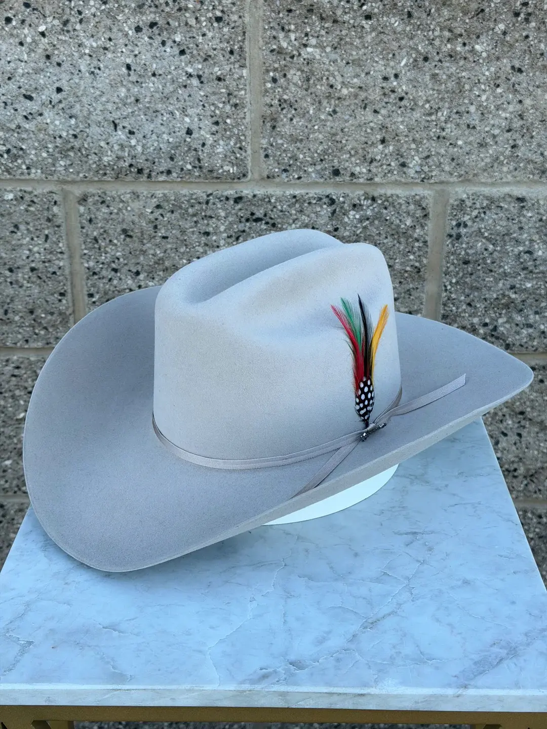 STETSON 6X RANCHER SILVERBELLY COWBOY FELT HAT (COPA ALTA FALDA/BRIM 4")