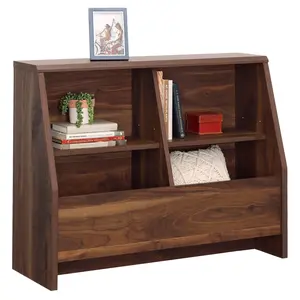 Sauder Willow Place Footboard Bookcase - Adjustable Shelves for Books & Decor - Modern Bedroom & Living Space Storage Solution