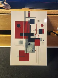 Mini Modern Poster 4x6 Inches Compact Stylish Design for Walls Desks or Shelves Versatile Practical Decor