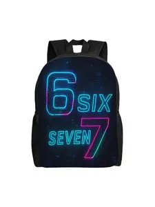 Number 67 Vintage 67 | Playful Design | Adjustable Straps, Backpack for School Unisex Comfortable Backpack