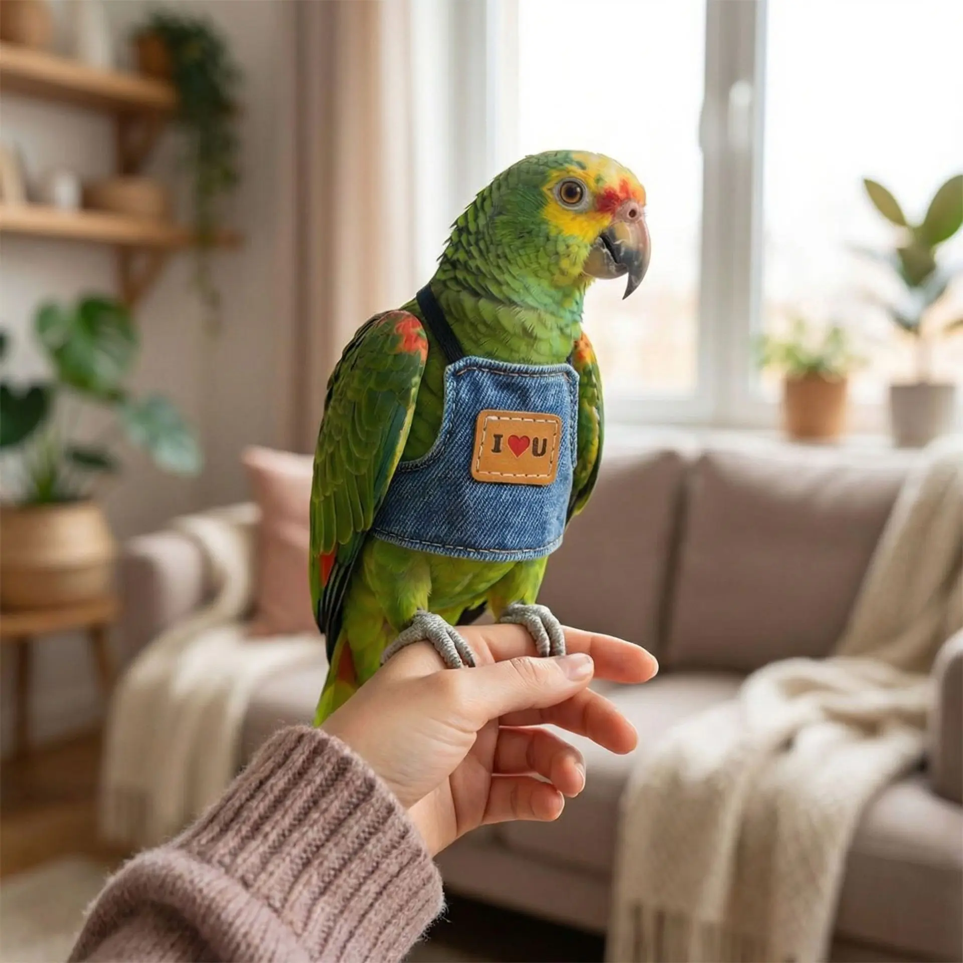 Parrot clothing and leash, bird walking and flying harness, flight suit for cockatiel, budgerigar, lovebird DIY Metal Cat Playpen with Skylight Multi-Level Rabbit Hutch Run