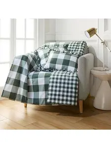 Emryn House 3-piece 100% Cotton Throw and Pillow Set