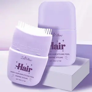 Zaidoc Wispy Hair Styling Tool - 80G Portable Heatless Gel for Taming Broken Hair On-the-Go Compact Design