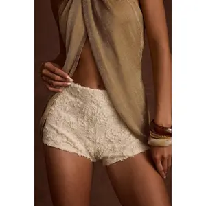 Posie Ivory Floral Micro Shorts