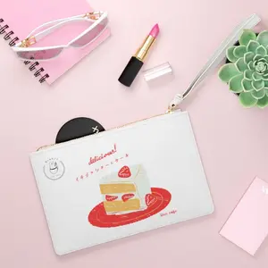 Strawberry Shortcake Clutch Bag - Cute Japanese Cafe Dessert Wristlet