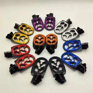 GERRIT Colorful Widened Foot Pedals for Surron UltraBee Electric Cross-Country Bike Metal Foot Board Accessories Retrofittable Comfortable Secure Ride