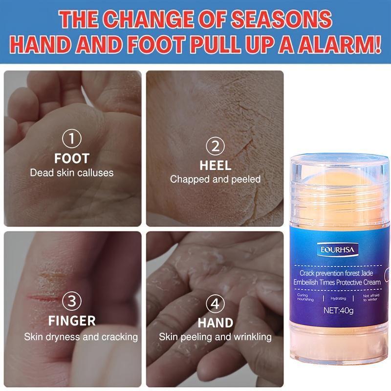 【Buy 1 Get 1】Anti Crack Foot Care Cream,Anti Cracked Foot Cream,Moisturizing,Softening and Nourishing Cream for Dry,Cracked Feet,Remove Dead Skin and Moisturize Dry Skin
