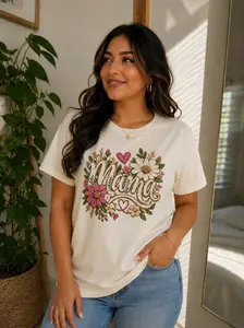 Floral Mama Graphic Tee | Bella Canvas Mother’s Day Shirt | Cute Mom Shirt