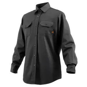 VEVOR Flame-Resistant Welding Jacket XL-Sized 7oz FR Cotton Welding Safety Jacket