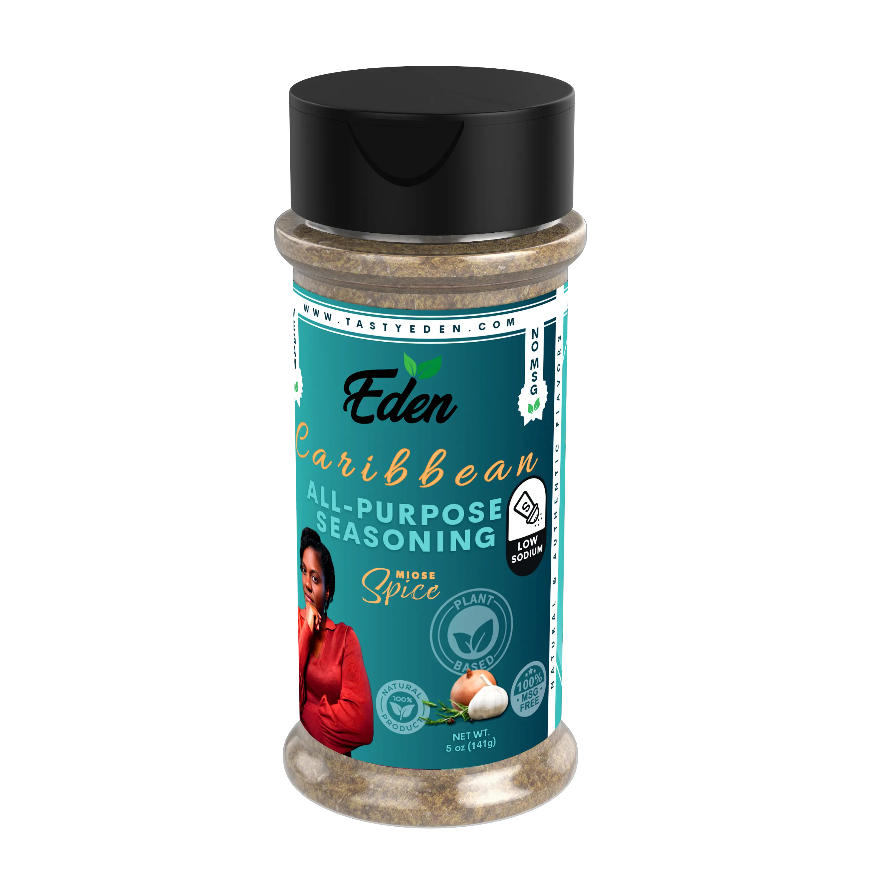 MIOSE SPICE - LOW-SODIUM CARIBBEAN ALL-PURPOSE SEASONING