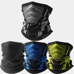 Men's Thermal Knitted Neck Warmer face mask neck gaiter mask, High Elasticity and Breathable Fabric for Winter Activities, Perfect for Skiing, hunting, motorcycling, snowboarding and Cycling