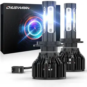 For Mercedes-Benz C300 2008-2017 - H7 LED Headlight Bulbs Kit High Low Beam Heat Dissipation Lifetime Material Color Temperature