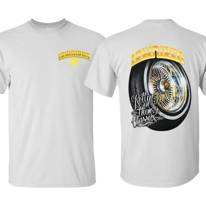 Lowrider Car Lover Racing Shirt Speed Style Performance Summer T-Shirt Graphic Tee Unisex Trending Minimalist Design for Enthusiasts