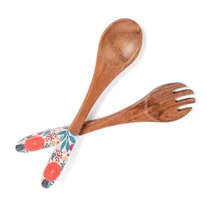 over&back Jess Pheonix Acacia Serving Utensil Collection