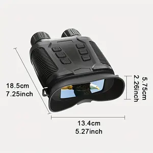4K Night Vision Goggles with 8x Digital Zoom & 4000mAh Rechargeable Battery - Infrared Night Vision Device with Ergonomic Fit, Lightweight Design, High-Resolution Optics & USB-Powered Operation for Hunting, Camping, Wildlife Observation High Definition Bi