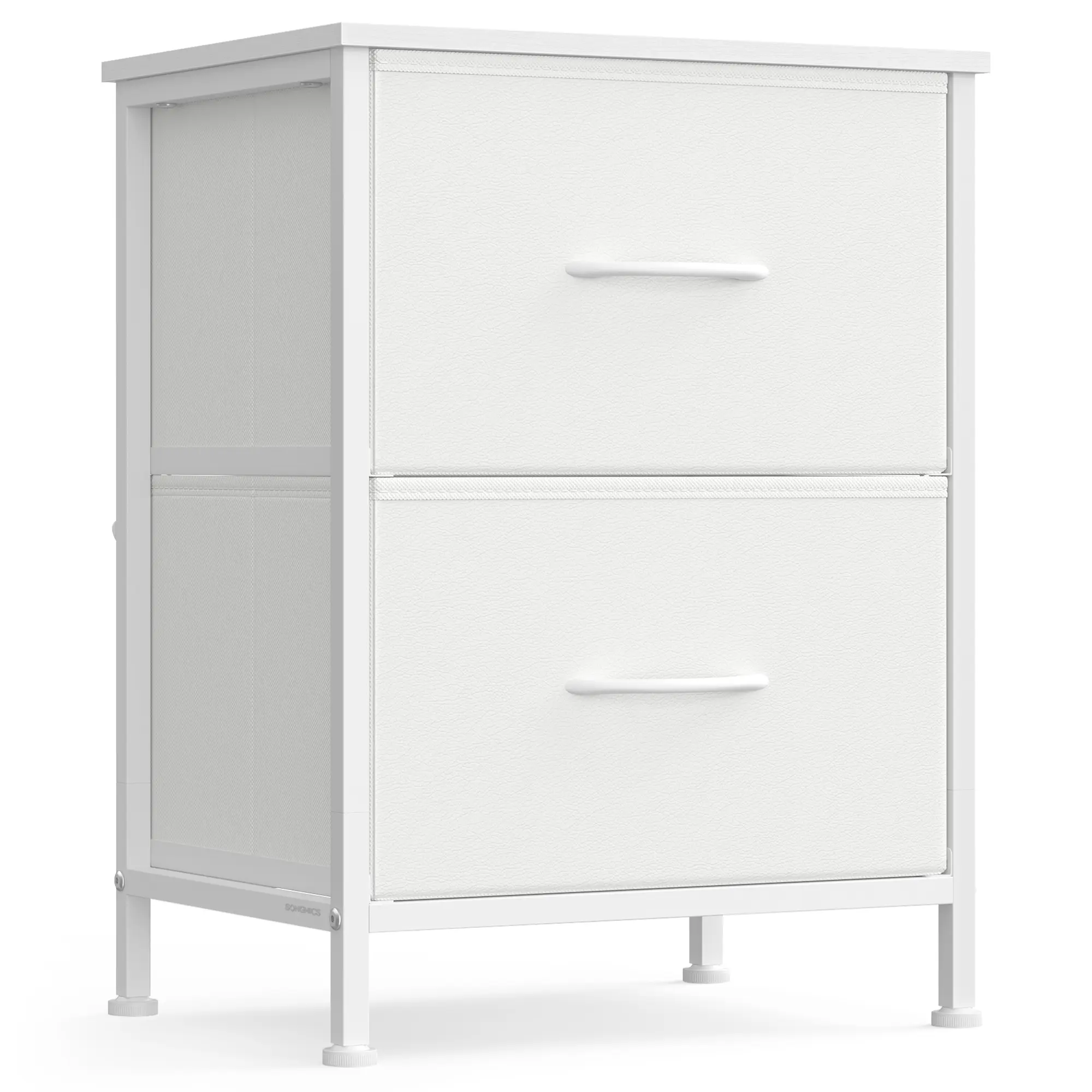 SONGMICS  - Night Stand with 2 Drawers, Bedside Table, Side End Table, Nightstand for Bedroom, Modern