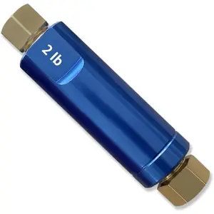 Residual Pressure Valve 2 LBS 3/8"-24 Input Threads Blue Anodized Disc Brake