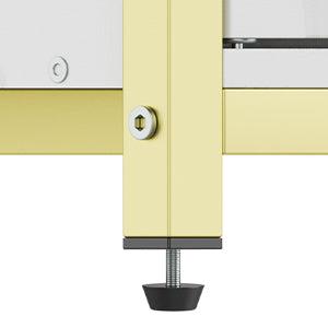 【GARVEE】Industrial Corner Wine Cabinet, Removable Rack & Glass Holder - Gold 【GARVEE】Industrial Corner Wine Cabinet, Removable Rack & Glass Holder - Gold