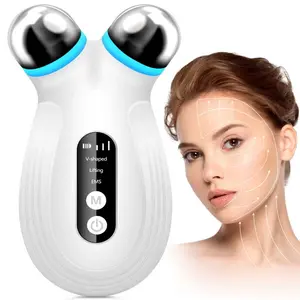 Bestselling Beauty Product, 2-In-1 Facial Roller Massager, Pore Cleansing Microcurrent Face Lifter, Anti-Wrinkle Device, Skin Care Tool