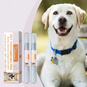Pet Toothbrush Pen - Dog and Cat Tooth Tartar Cleaning, Bad Breath & Odor Removal, Effective Tooth Cleaning Solution