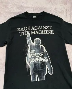 Rage Against the Machine The Battle T-Shirt All Colors, Gift for Women Men, Made In USA, US Size S-6XL, 100% cotton, Classic Fit, Unisex T-Shirt