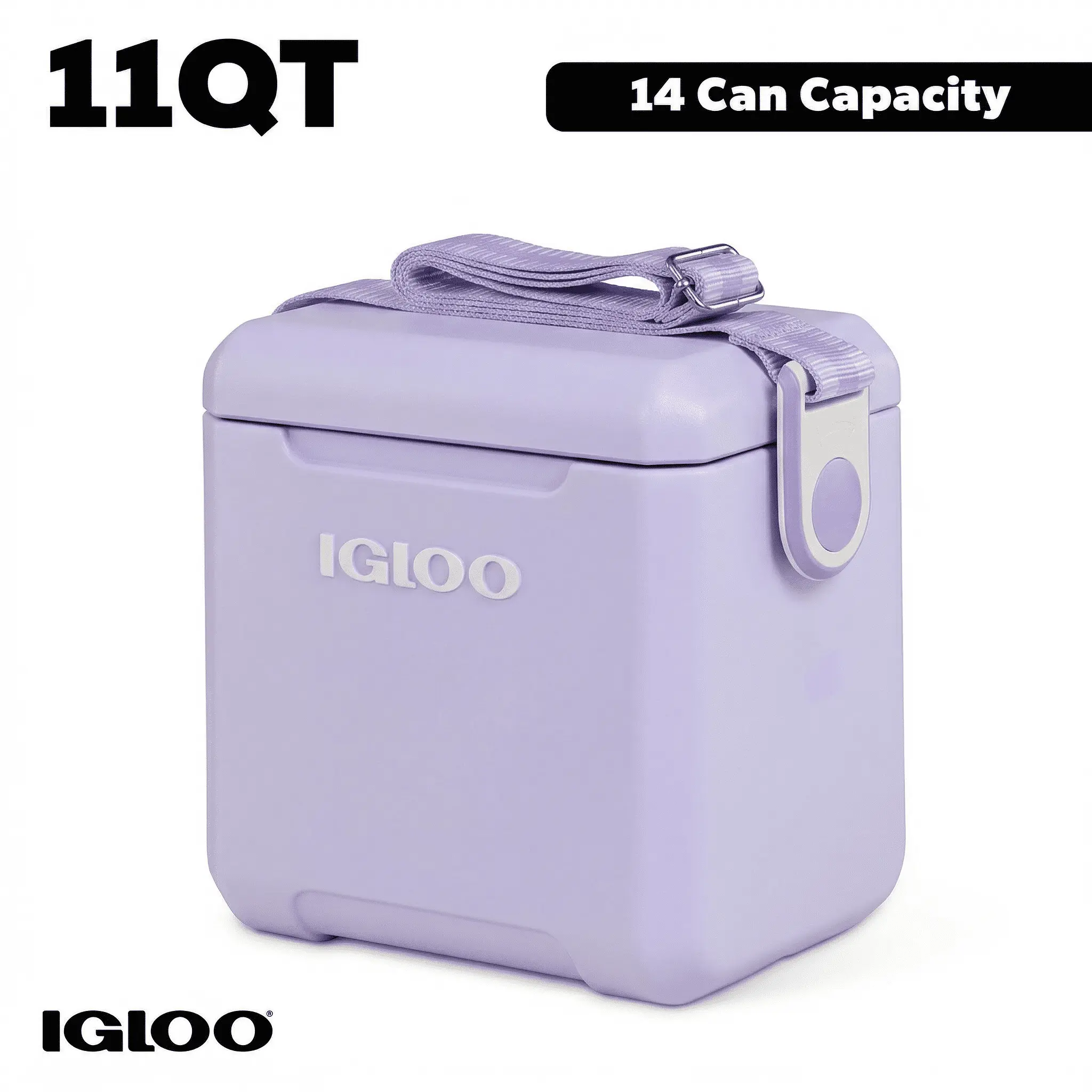 Igloo 11 QT Tag-A-Long Hard Sided Cooler, Lilac Purple