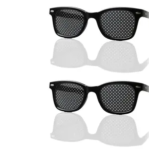1-2 Pack Unisex Pinhole Vision Correction Glasses - Durable PC Material,Portable Design,Anti-Fatigue Eyewear,Ideal for Daily Use & Travel,Pinhole Technology Lightweight pinhole  glasses
