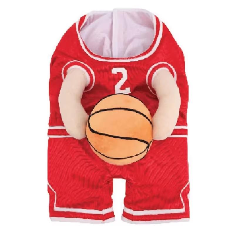 Dog Basketball Costume with Ball Dog Clothes T-Shirts for Small Dogs Pets Articles Puppy Autumn Pet Cotton Vests Does not apply