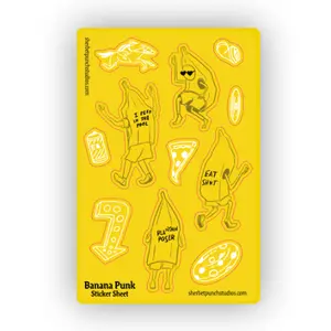 Las Vegas Banana Punk sticker sheet
