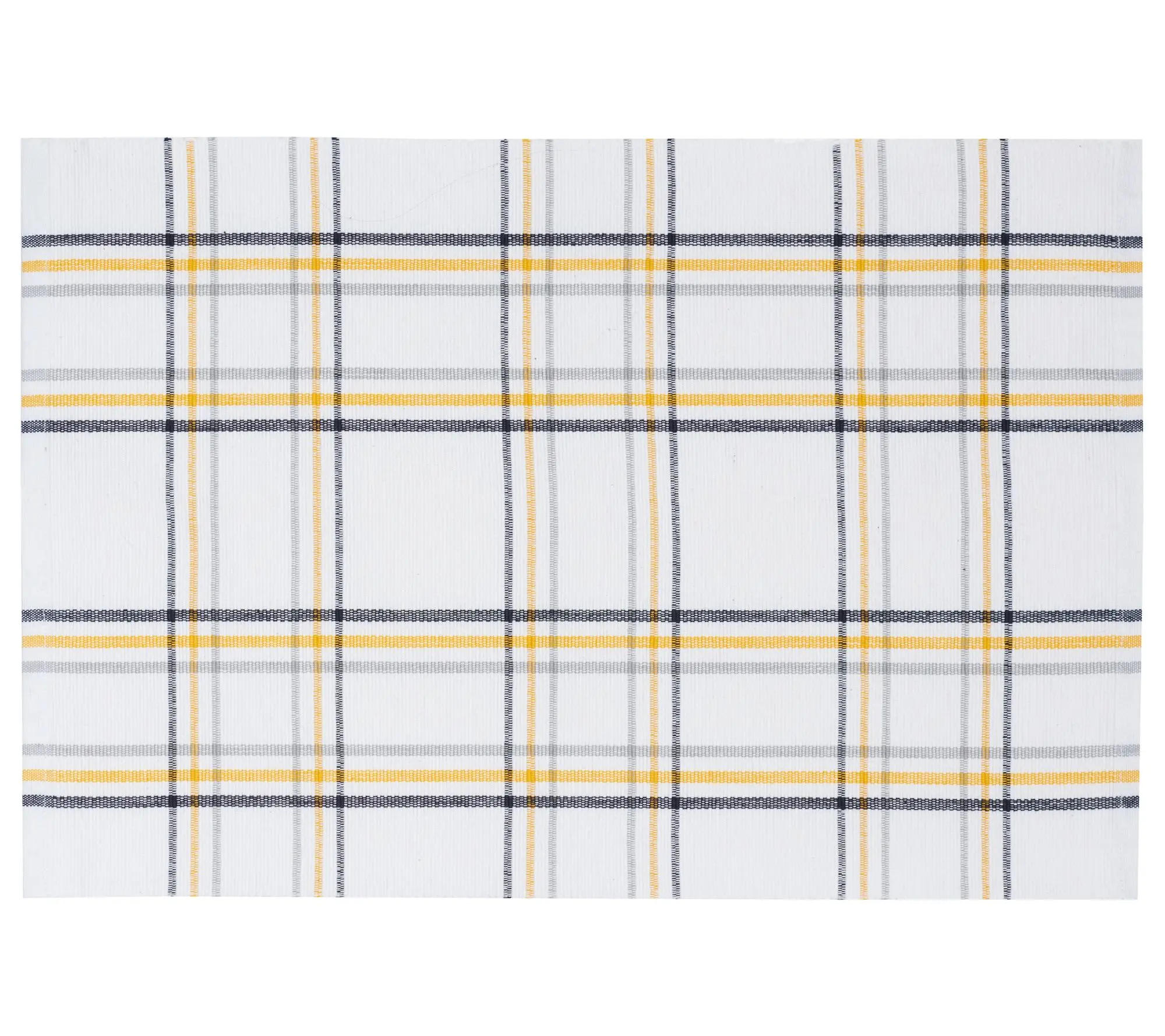 Honey Bee Plaid Placemat, Set of 6 by Valerie