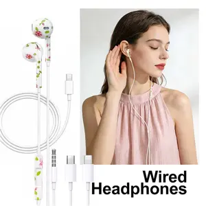 Wired In-Ear Headphones, High-Fidelity Lossless Sound, 3D Surround Audio, Compatible with Apple, Android, PC, Music Earbuds