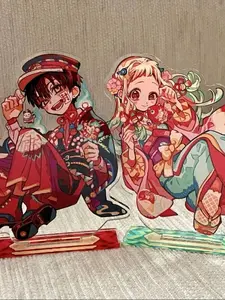 Anime Peripheral Haku No Yome Dual-Character Standing Plaque Desktop Decoration, High-Quality Haku No Yome Eight Seeker Ningning Mini Figurine