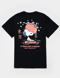 RIOT SOCIETY x Peanuts DJ Mens Tee