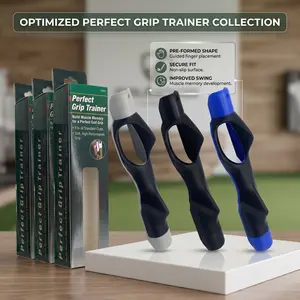 Golf Grip Trainer 3-Pack, Correct Hand Position Training Aid for Beginners & Pros, Master Your Swing Posture, Portable Golf Practice Accessories for Clubs