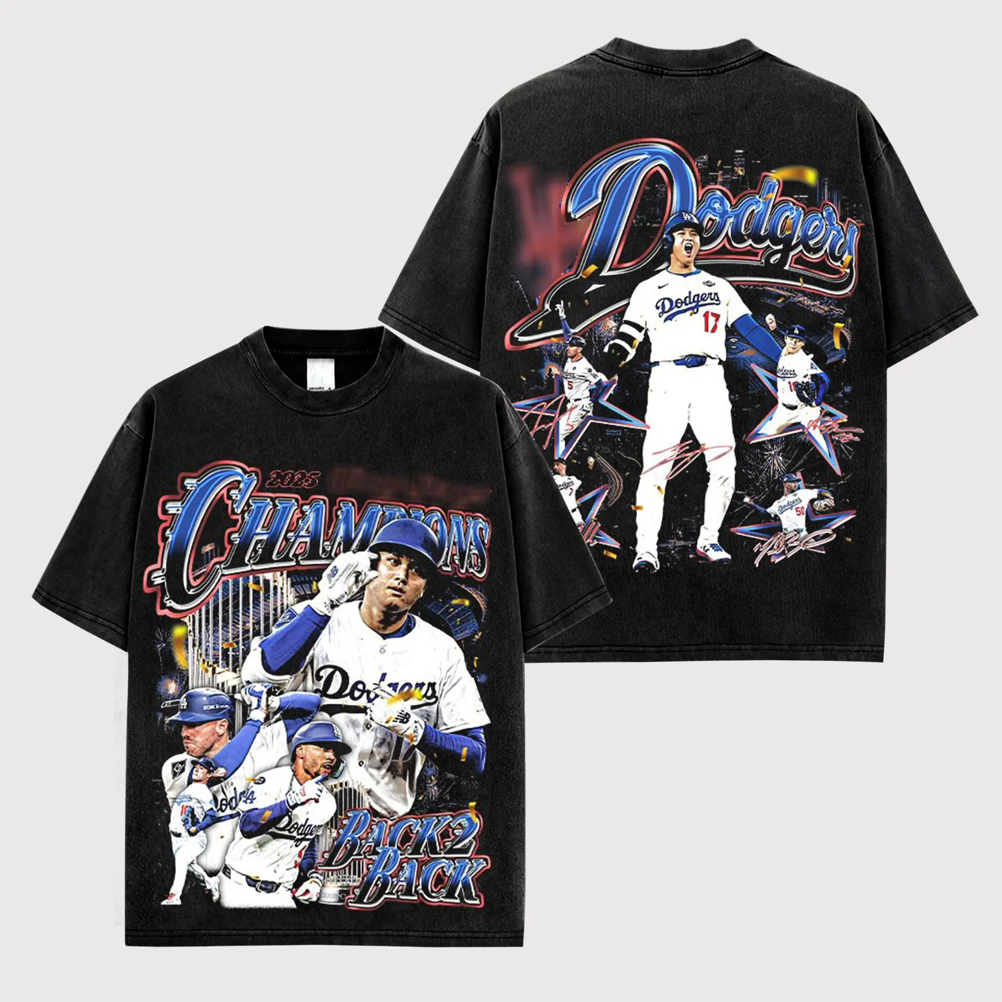 Dodgers Back To Back Champions Shirt Premium Cotton, Shotime Fans, FreeMan Fans, Mookie Fans, Dodgers Nation Fans, Baseball Shirt, Game Day OutFit