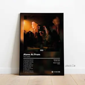 [UNFRAMED POSTER] Tory Lanez - Alone At Prom - Custom Album Print - Hip Hop Wall Art - Personalized Album Cover - Tory Lanez Poster - Custom Album Cover