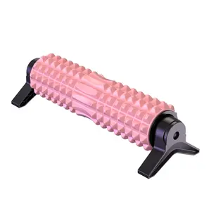 New Upgrade Bracket Foam Roller, 21 Inch Firm Deep Tissue Muscle Massager for Back Leg Pain & Sore Muscle