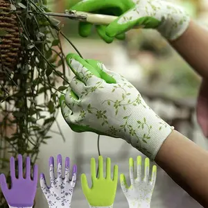 Gardening Gloves, Waterproof And Wear-Resistant Gloves, Puncture-Resistant Gardening Gloves For Gardeners,Multipurpose Reusable Nitrile Ultrathin Cut & Chemical Resistant Heavy Duty Cleaning Gloves For House-Hold Dusting, Kitchen, Bathroom, Toilet ,for Ro