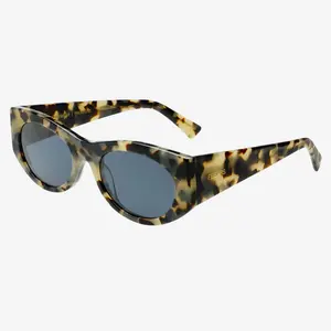 Freyrs Layla Sunglasses Tortoiseshell Oval Chic Modern Retro Frames Lightweight Dark Lenses Unisex Fashion Forward Design
