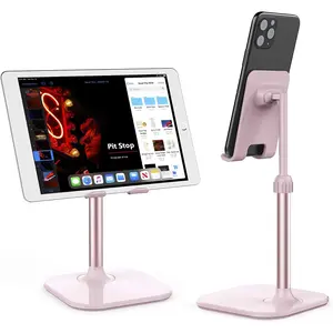 Stylish Pink Doboli Cell Phone Stand - Perfect for Desk & Compatible with All Phones/Tablets! Ideal Christmas Gift for Adults, Women, Men, Mom & Wife. Elevate your workspace with this must-have accessory! #GiftIdeas #PhoneStand Doboli