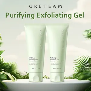 【GA】GreTeam Purifying Exfoliating Gel Moisturizing Cleanses Skin Flower Skincare