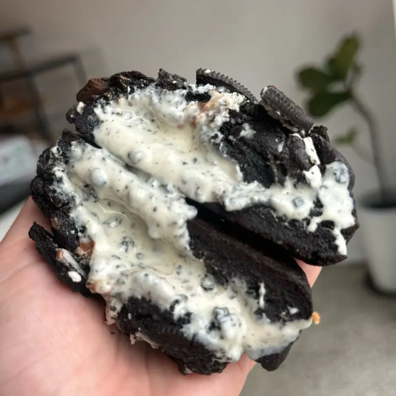 Individual stuffed cookie