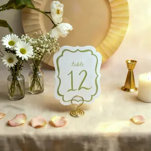 10pc Watercolor Wedding Table Numbers, Party Decorations, Single Party, Banquet, Event Seat Arrangement Paper Ornaments, Home Decor Gift
