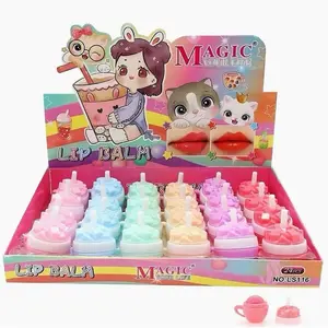 Ice Cup Straw Lip Balm - Cute Cup Design - Hydrating & Glossy Finish for Men & Women - Plumping, Moisturizing & Perfect for Gifts (Valentine's, Birthdays) - Blend, Makeup, Lipstick, lipgloss lipstick lip care Comfort