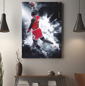 Basketball Superstar Poster For Kids Fans Room Bedroom Wall Decor Sports Star Posters Canvas Art Print Picture For Teen Boy Birthday Gifts