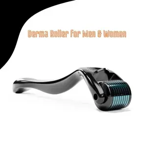 Derma Roller for Face & Beard Growth – Microneedling Skin Care Tool for Acne Scars, Anti Aging – Men & Women Beauty Essential(0.25mm )