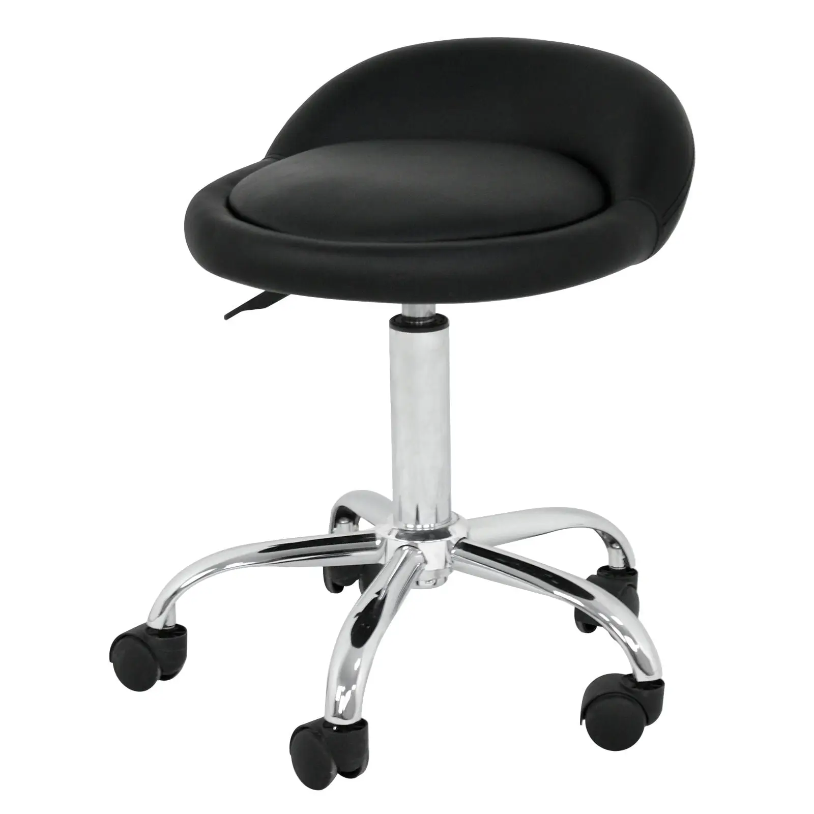 SuperDeal Adjustable Hydraulic Rolling Swivel Salon Stool Chair Tattoo Massage Facial Spa Stool Chair