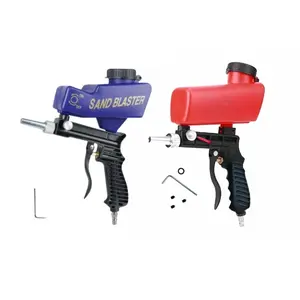 Portable Gravity Sandblaster, High Pressure Air Sandblaster, Rust Remover, Metal Gun Head Automatic Sandblaster, Professional & Home Use Tools